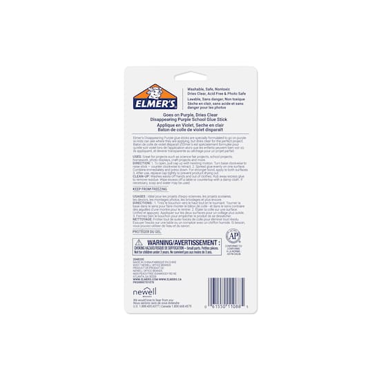 8 Packs: 12 ct. (96 total) Elmer's® Purple School Glue Sticks